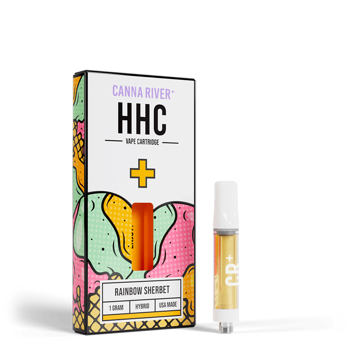 Canna River - HHC Cartridge - Rainbow Sherbet - 1 Gram (Hybrid)